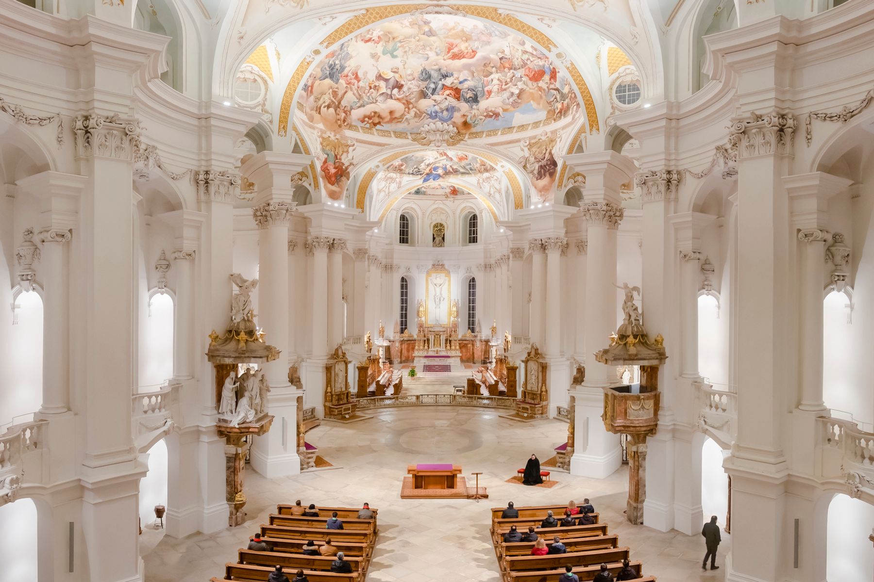 Neresheim Abbey, Neresheim. Architecture: Balthasar Neumanns, Georg Dehio. Photography: Sebastian Mayer, Berlin.