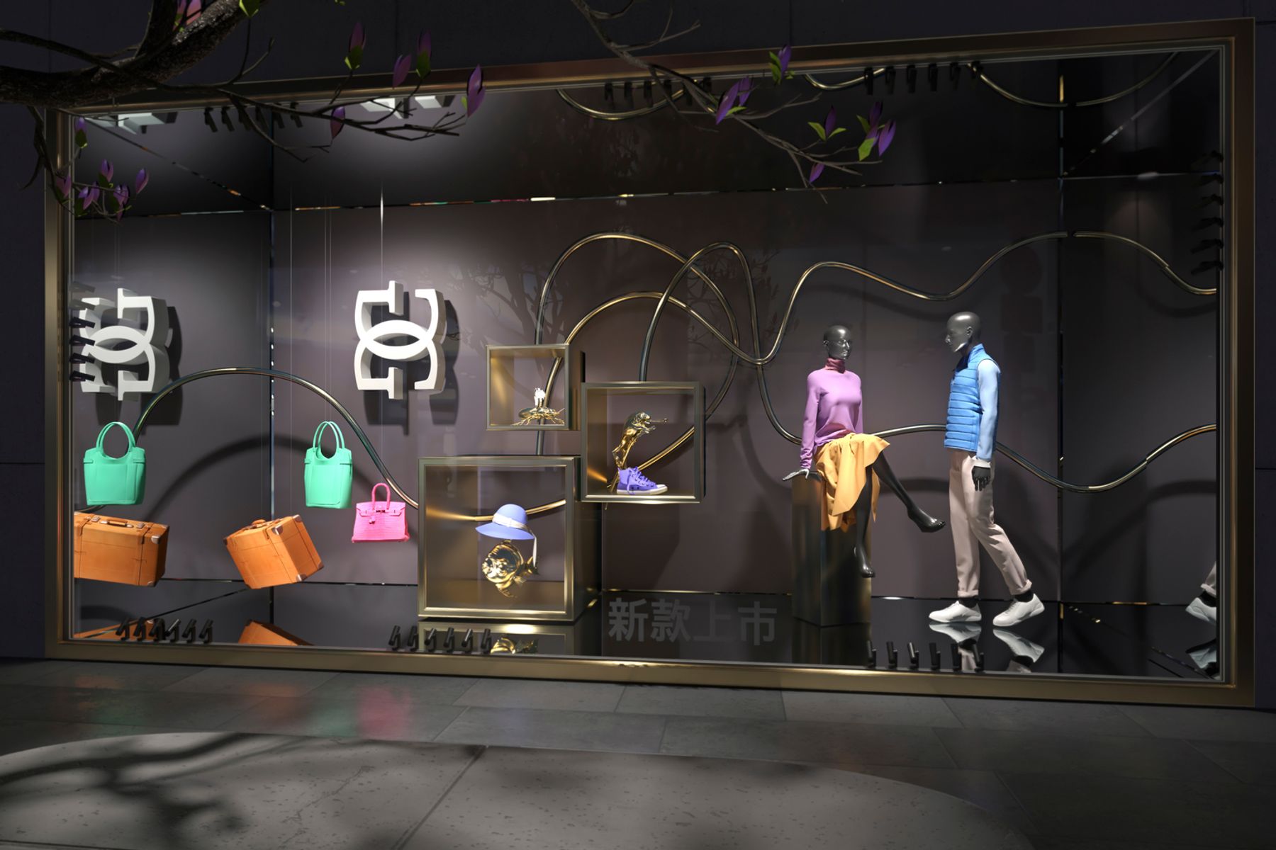 Eclipse offers high-end technology, maximum visual comfort and a system scope for all applications. Visualisation: Electric Gobo