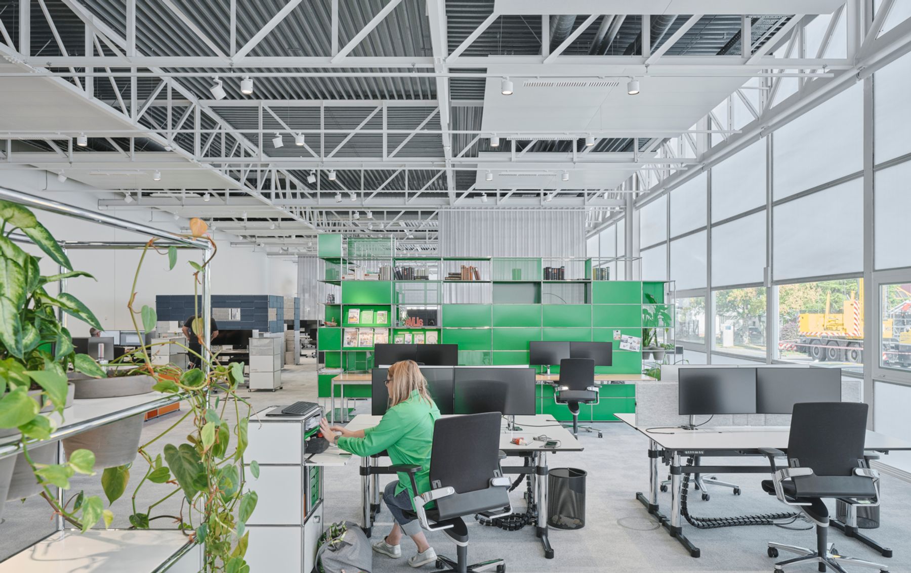USM U. Schärer Söhne GmbH, Bühl. Architecture: Fritz Haller. Photography: David Schreyer.