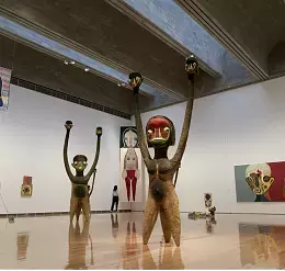 Iwami Art Museum in Shimane Arts Centre 'Grand Toit', Masuda, Shimane Prefecture, Japan 