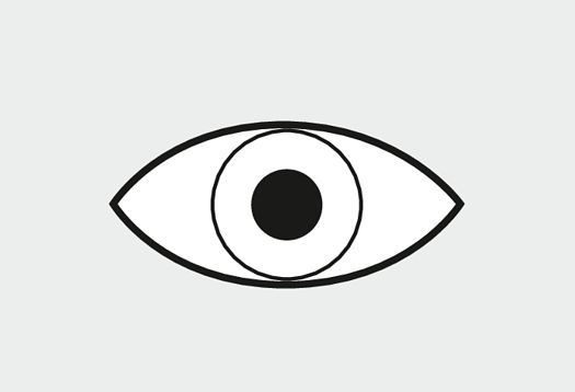 Eye icon representing adaptation to different lighting conditions.
