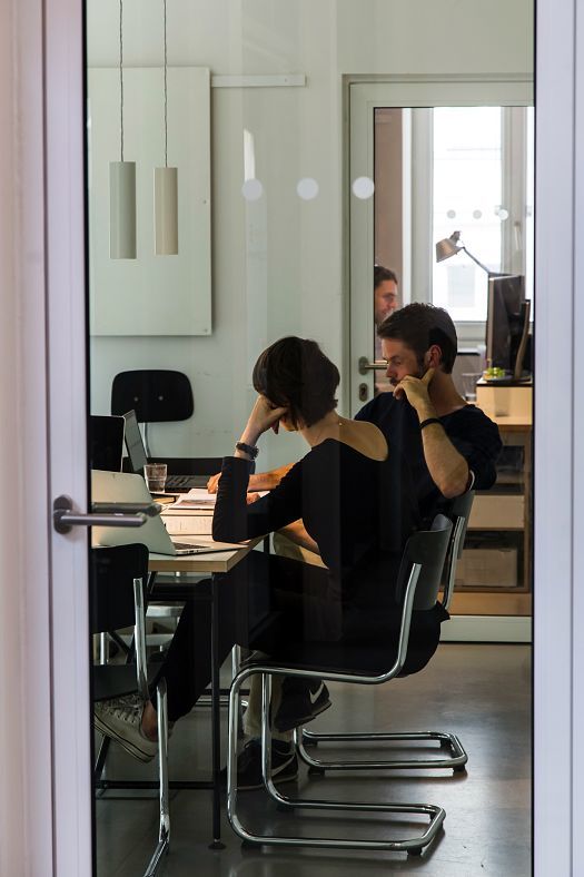Archimedes agency office in Berlin with ERCO lighting for meetings and creative work.