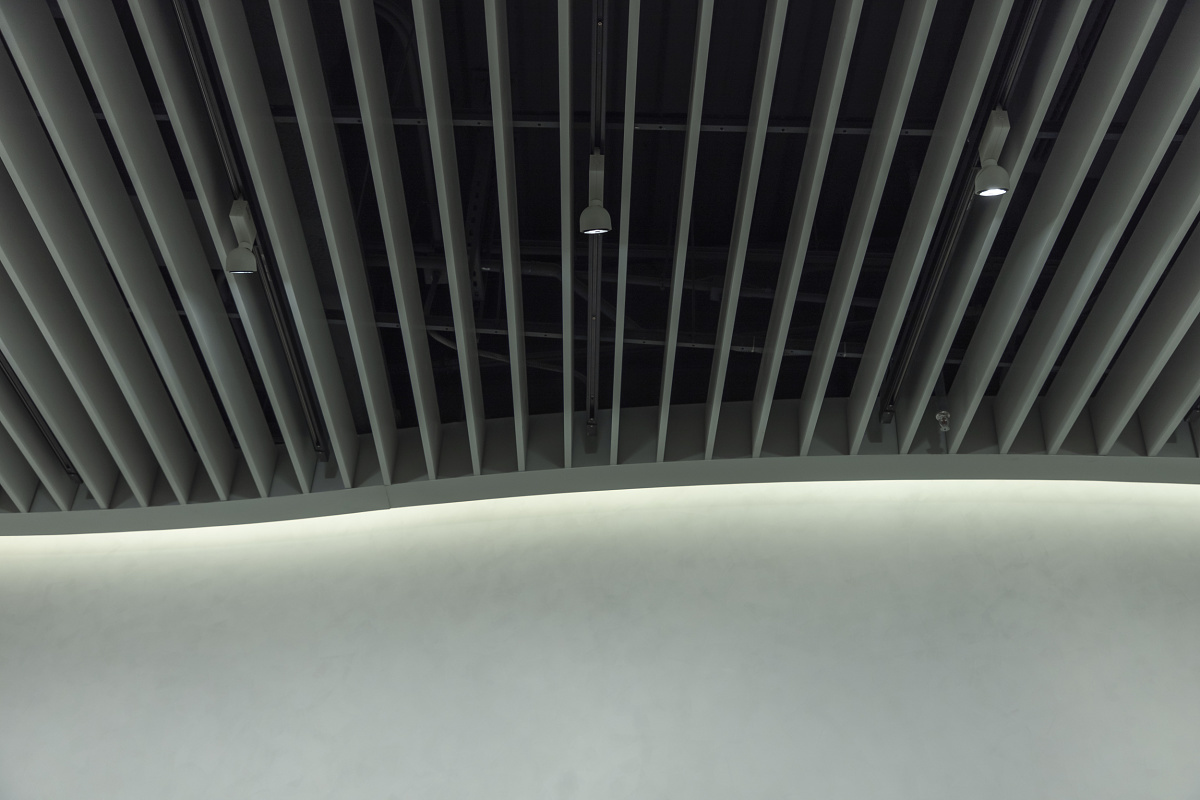 ERCO Oseris spotlights providing precise exhibition lighting in Shanghais Aurora Museum A2.