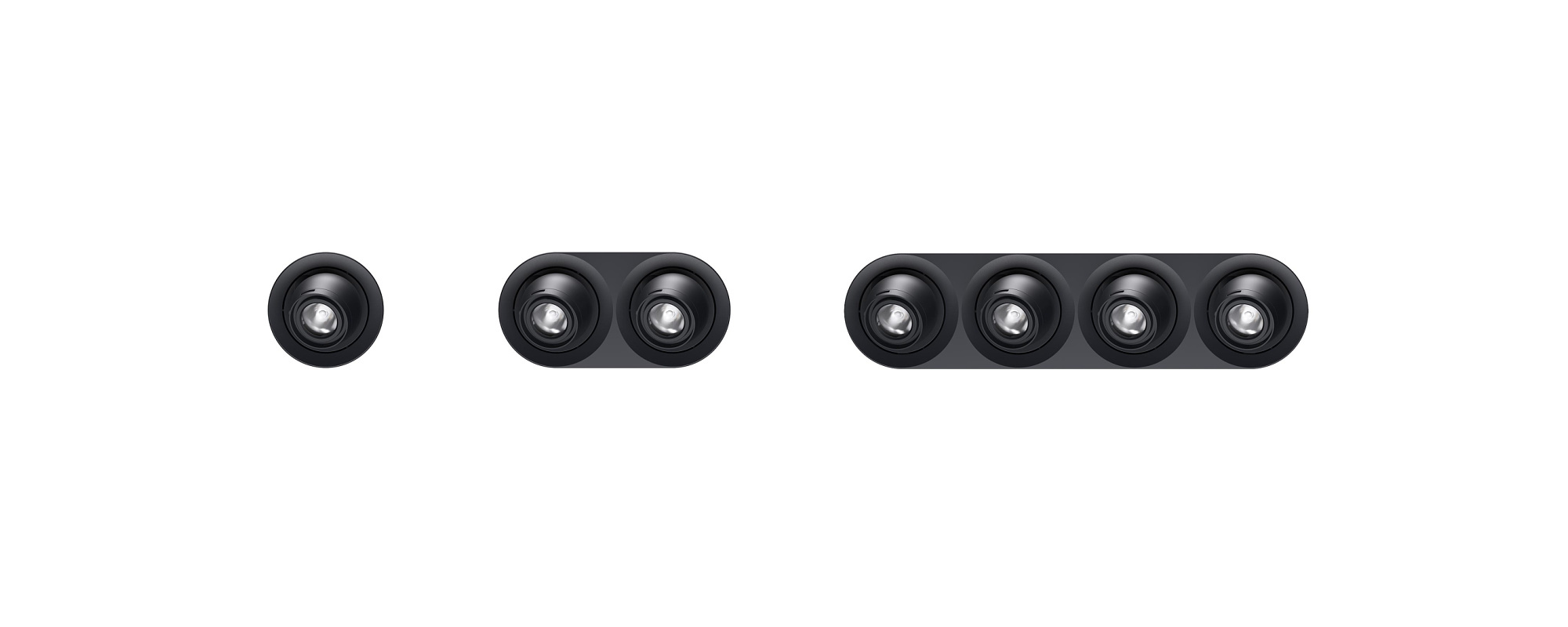ERCO Axis spotlight system for showcase lighting, flexible mounting.