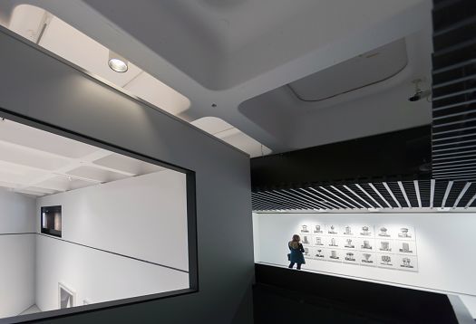 LED lighting in the Barbican Art Gallery, London, featuring ERCO lighting tools.