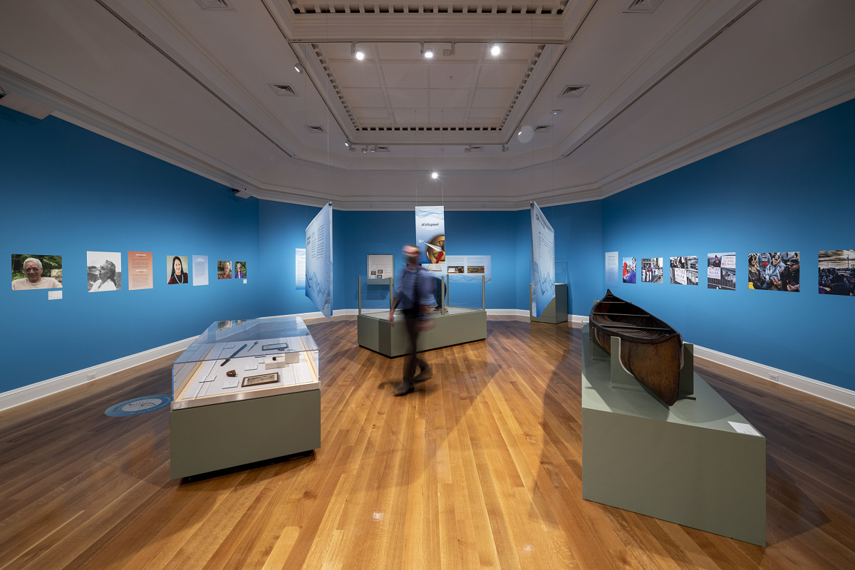 ERCO Optec spotlights illuminate an exhibit at the Berkshire Museum, Pittsfield.