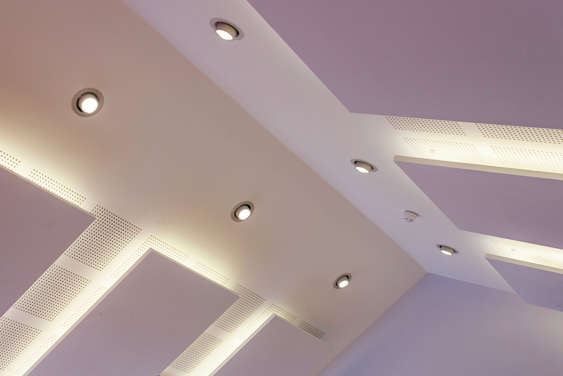 ERCO Quintessence recessed luminaires at Brontë Nursery, Rathfriland.
