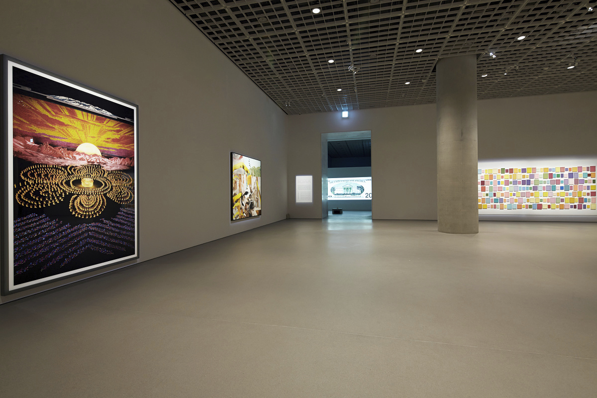 Amorepacific Museum of Arts Chapter One exhibit, Seoul, lit by ERCO spotlights.