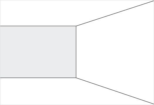 Brightness constancy illustration showing how a gray field appears different in varying surroundings.