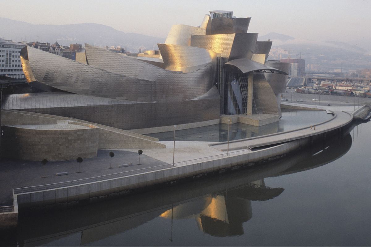 The Guggenheim Museum Bilbao, showcasing innovative architecture and light planning.