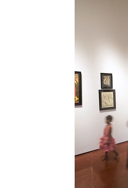 Logotec LED spotlights illuminate art at Durbar Hall, Kochi Biennale.
