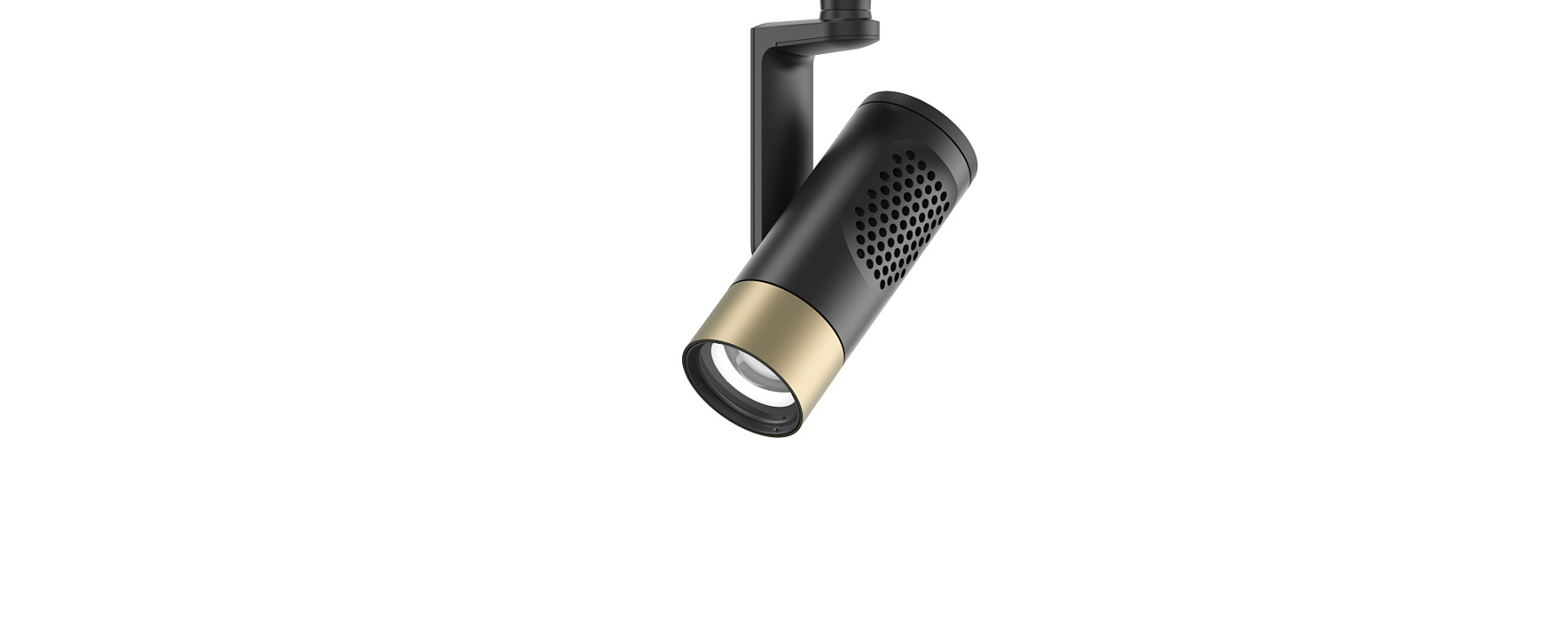 ERCO Eclipse InTrack spotlight for accent lighting with Darklight lens.