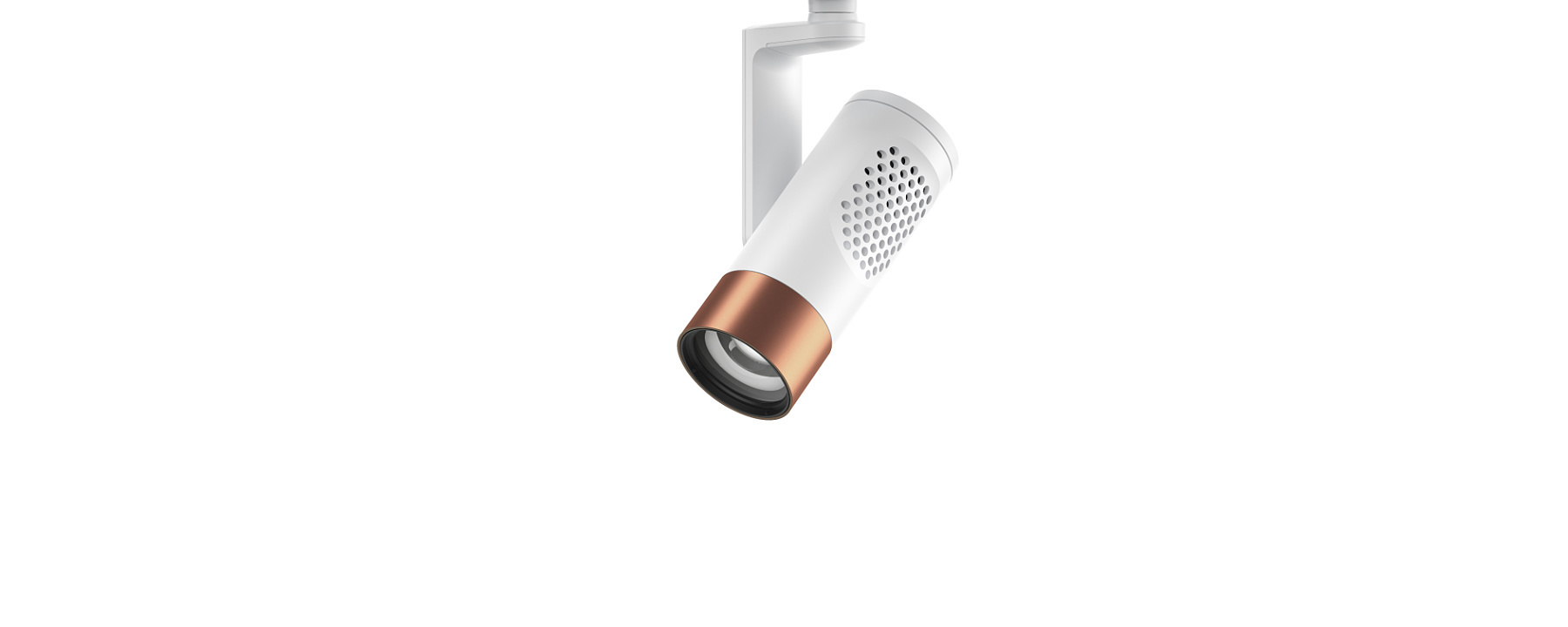 ERCO Eclipse InTrack spotlight with Darklight lens for precise accent lighting.