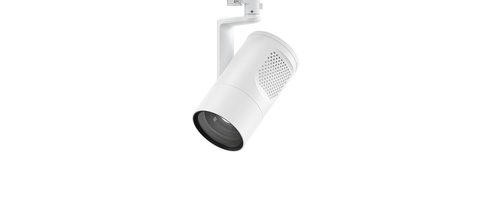 ERCO Eclipse OnTrack spotlights for museums and galleries, providing high-end illumination with transadapter.