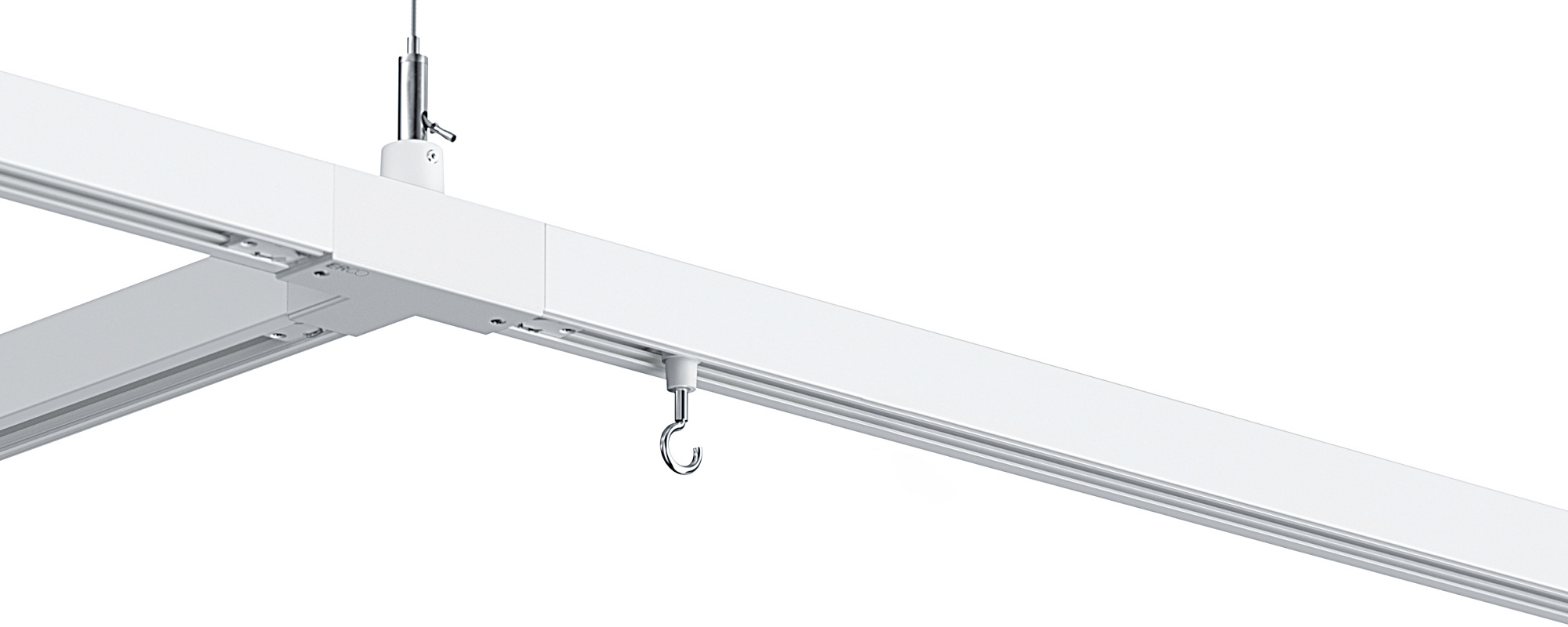 ERCO track lighting, a flexible system for museums, shops, and offices.