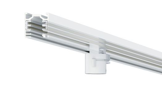 ERCO track: A flexible lighting solution for museums, shops, and offices.