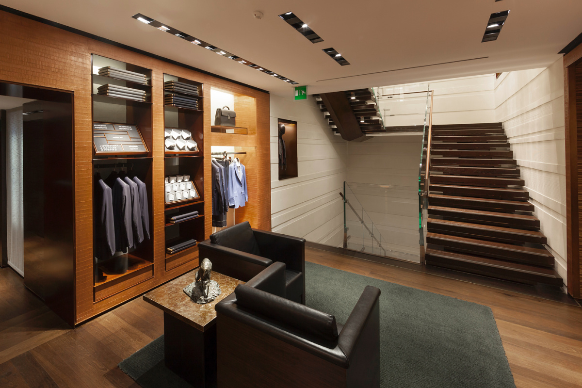 Ermenegildo Zegna fashion boutique