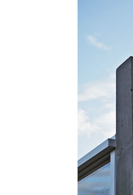 ERCO LED lighting at the concrete conference center, showcasing creative illumination.
