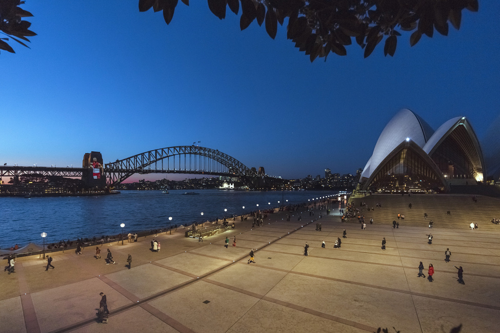 Forecourt of the Sydney Opera