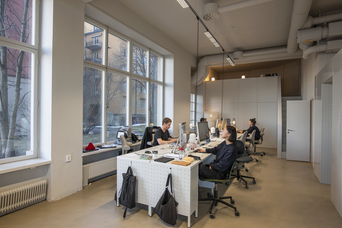Form Us With Love design studio featuring flexible ERCO LED lighting for visual comfort.