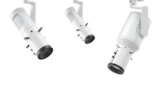 ERCO contour spotlights for museums and galleries, designed for accent lighting.