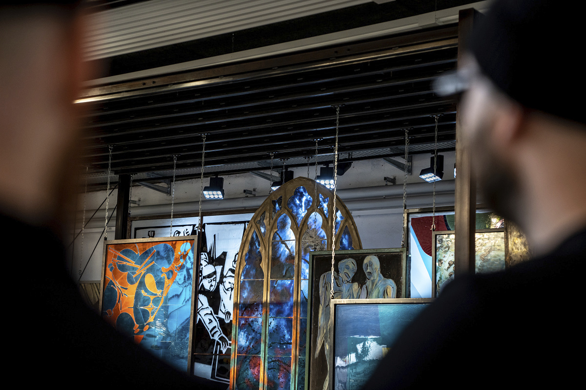 Holmegaard Værk Museum: Artworks illuminated by ERCO LED lighting in Denmark.