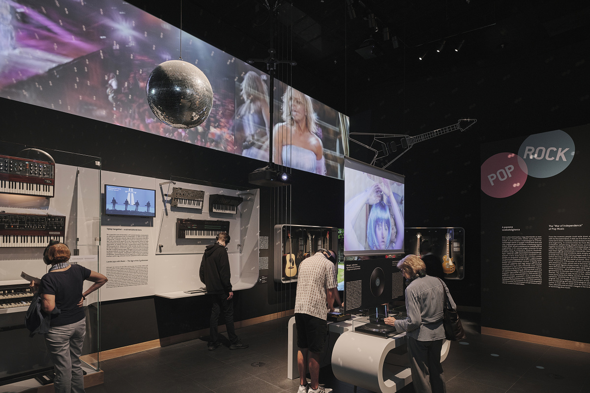 Interior of the House of Hungarian Music featuring ERCO lighting for high visual comfort.