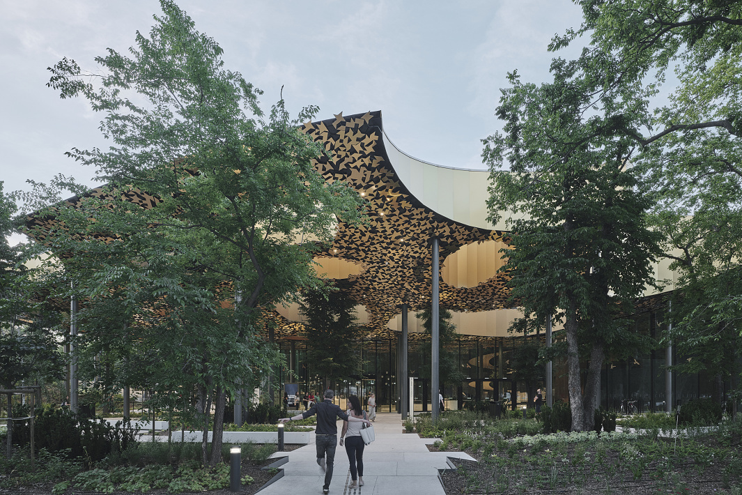 House of Hungarian Music in Budapest, featuring ERCO lighting for visual comfort.