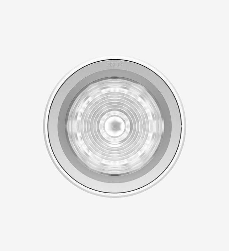 ERCOs Iku surface-mounted luminaire for efficient architectural lighting on solid ceilings.
