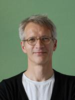 Portrait of Mathias Remmele, publicist and exhibition curator for ERCO lighting projects.