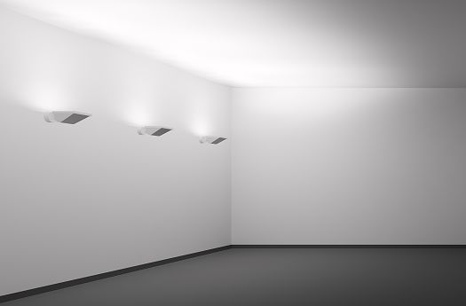 Indirect lighting with ERCO wallwashers creates diffuse light in the room.