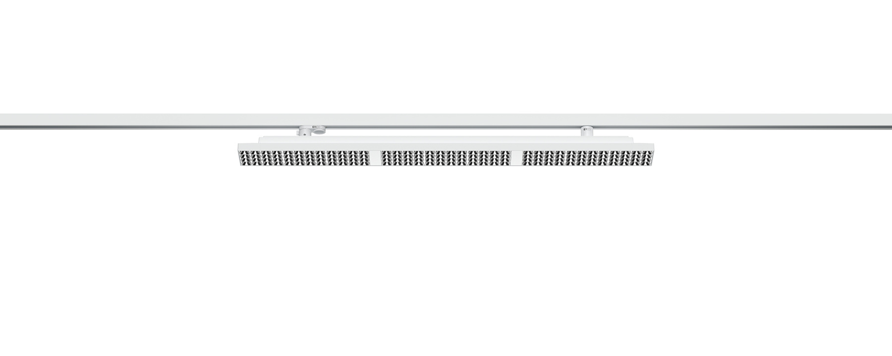 ERCO's Jilly linear downlight for track, designed for modern office lighting solutions.