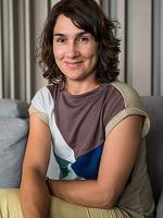 Portrait of Kristina Raderschad, interior designer and author for ERCO lighting reports.