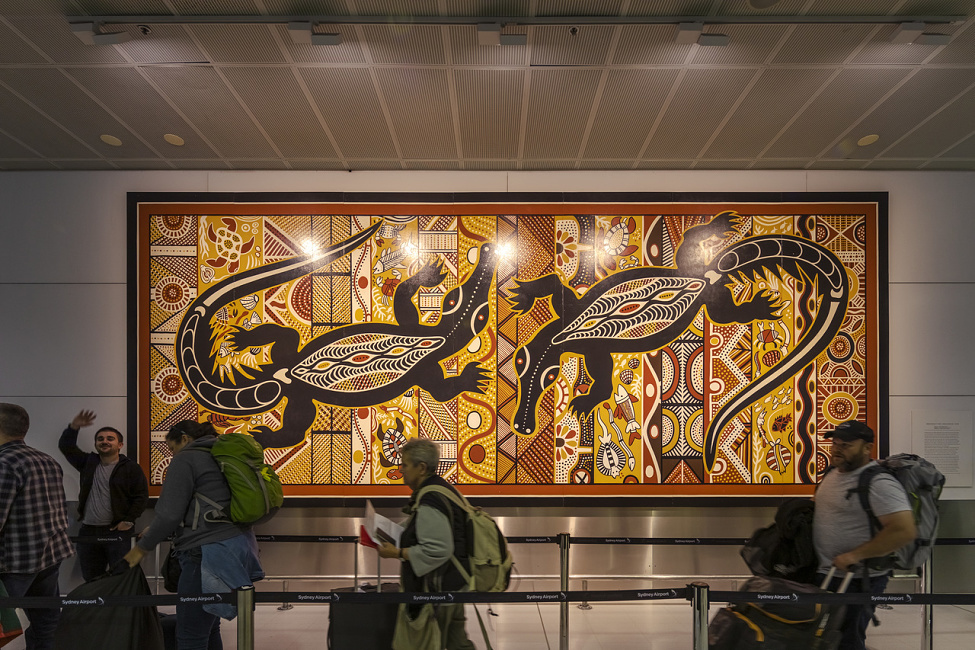 Kingsford Smith International Airport, Sydney—artwork   