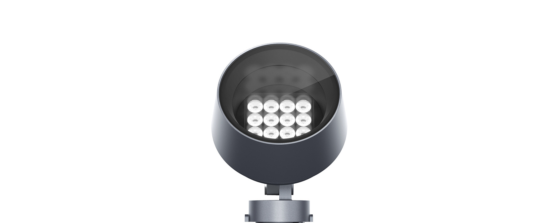 ERCO Kona projector, designed for outdoor use, providing high visual comfort.