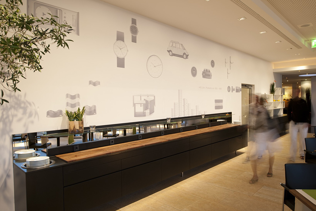LAGO Hotel interior in Ulm, featuring stylish furnishings and soft lighting.