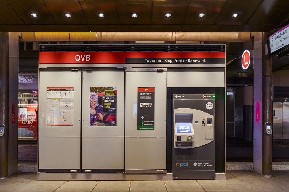 Light Rail Station, QVB, Sydney