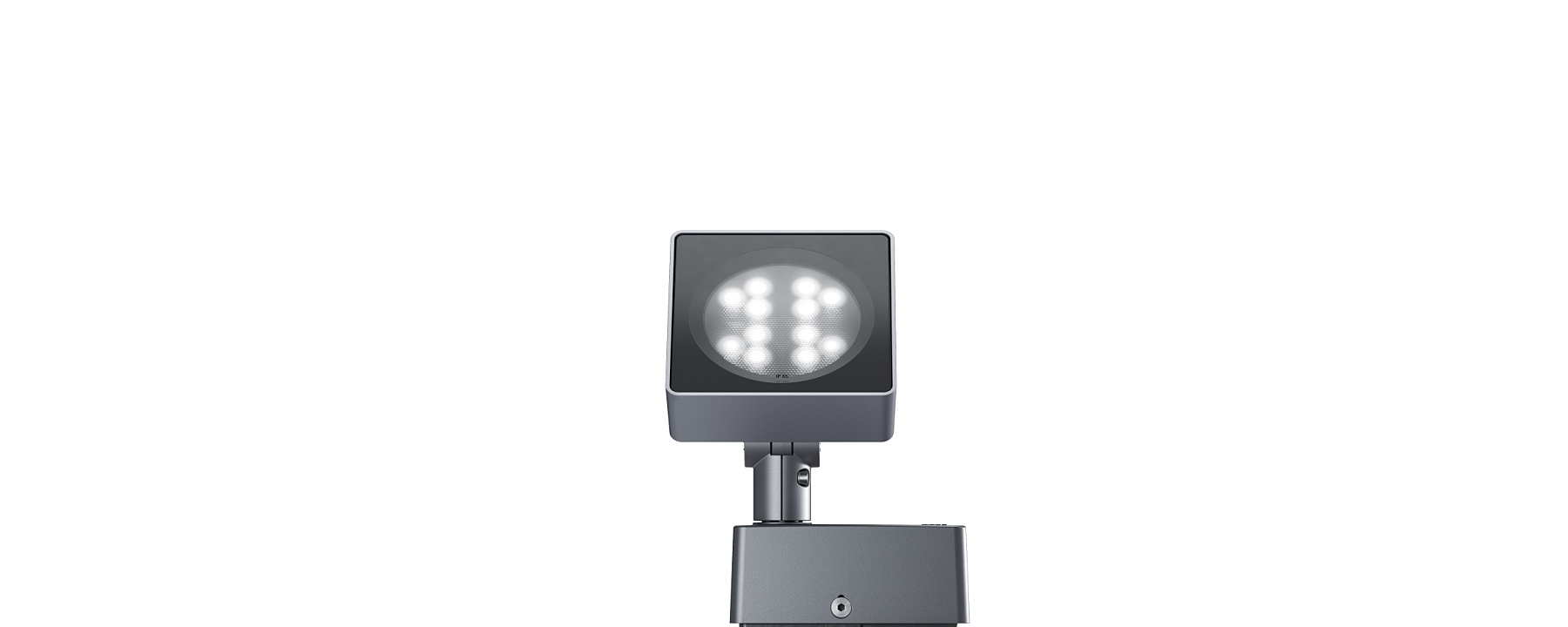 ERCO Lightscan projector for outdoor use, accent lighting.