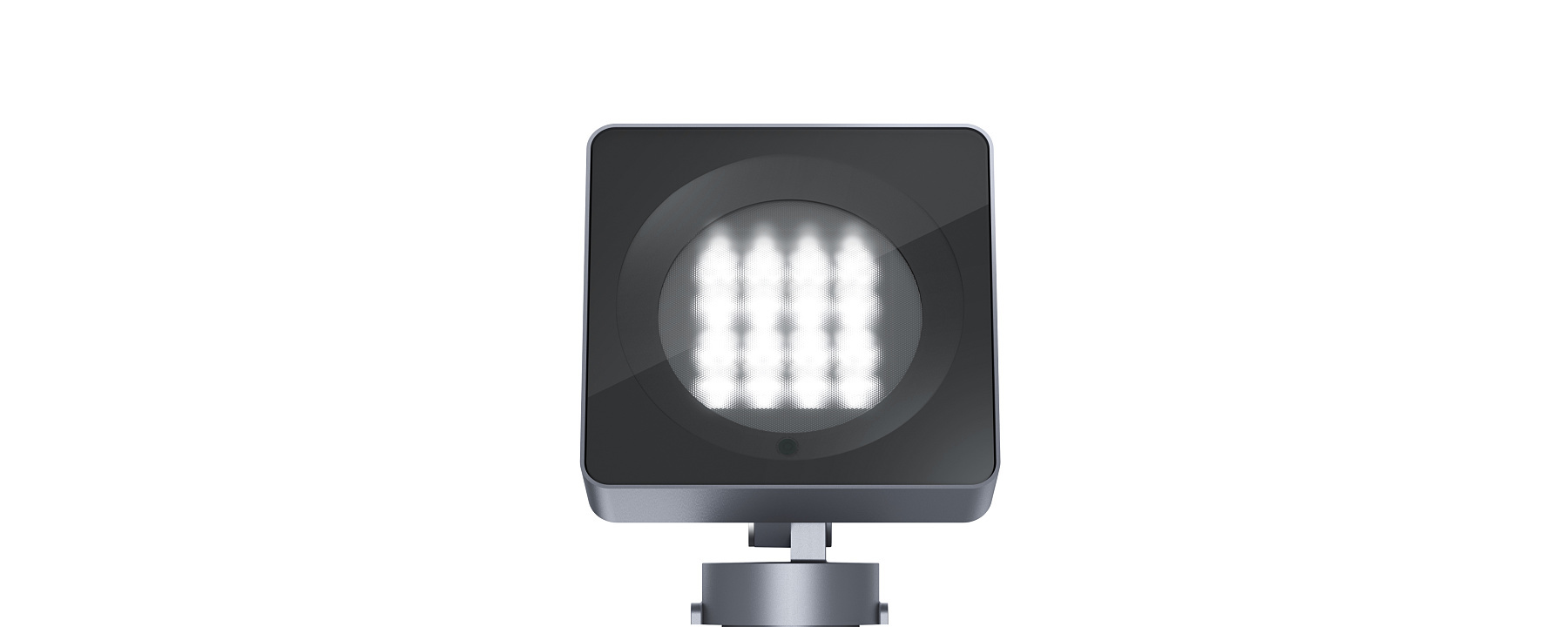 ERCO Lightscan projector for outdoor use, designed for accent lighting with precise light distribution.