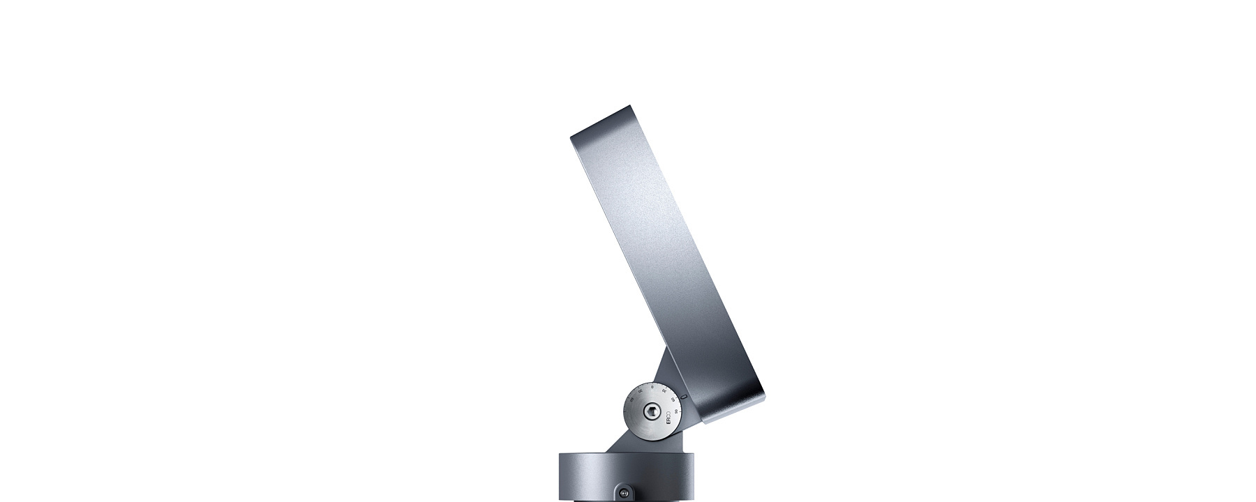 ERCO Lightscan projector for outdoor use, showcasing its sleek design.