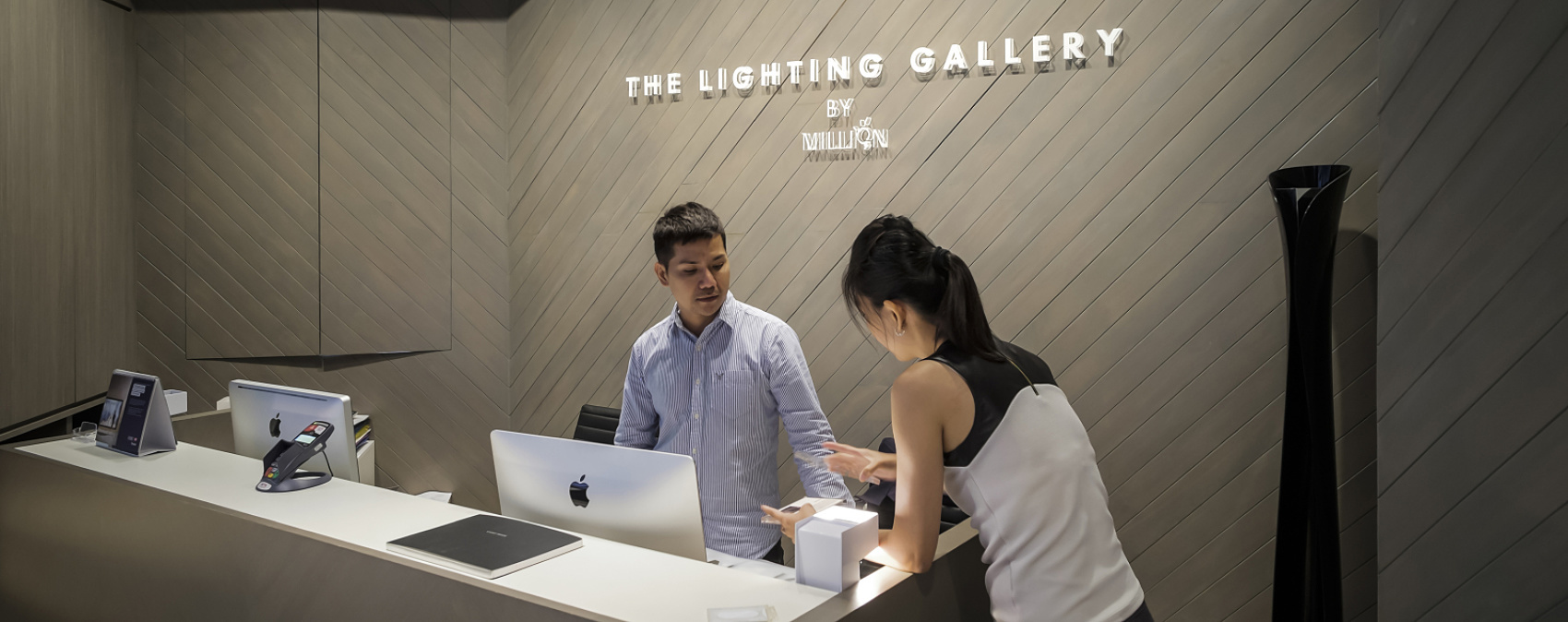 Million Lighting gallery in Singapore featuring ERCO LED lighting solutions.
