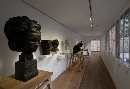 Musée Bourdelle, Paris: Sculpture exhibit enhanced by ERCO LED lighting.