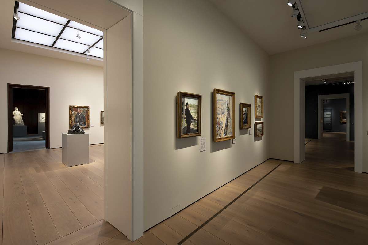 ERCO lighting in the National Museum Oslo: Artworks are optimally staged using flexible LED spotlights.