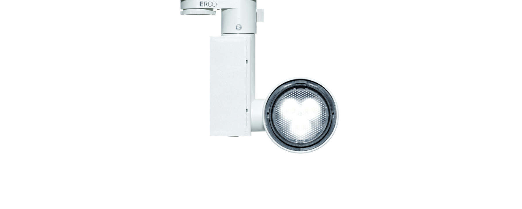 ERCO Optec spotlight for flexible accent lighting in shops and galleries.