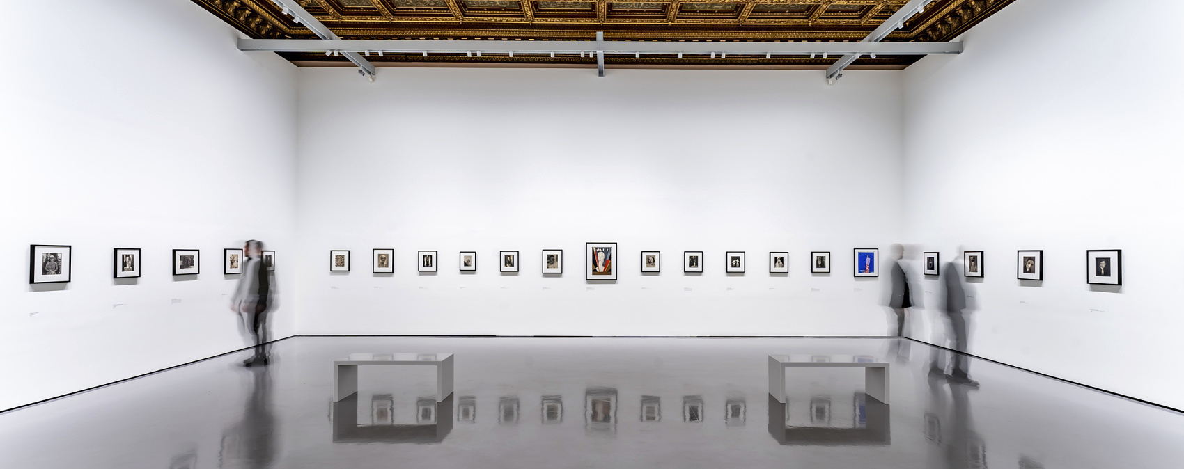 ERCO LED lighting at Palazzo Grassi, Venice, providing flexible, energy-efficient illumination for art exhibitions.