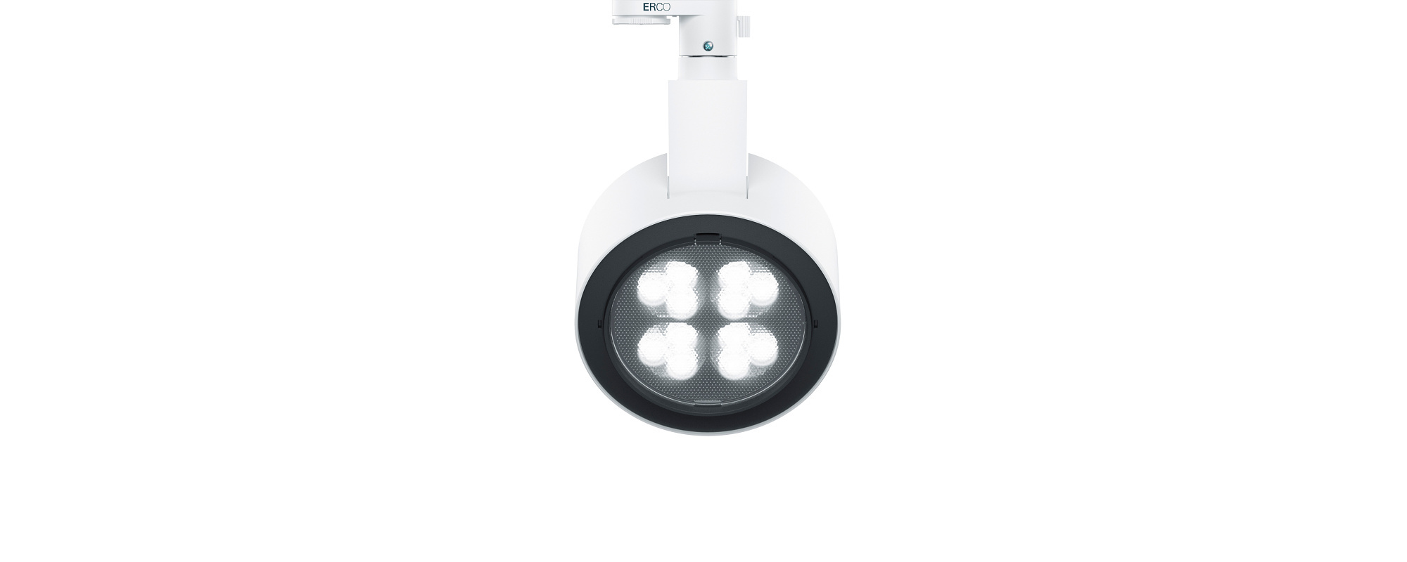 Parscan LED spotlight for track lighting, an elegant and universal lighting system.