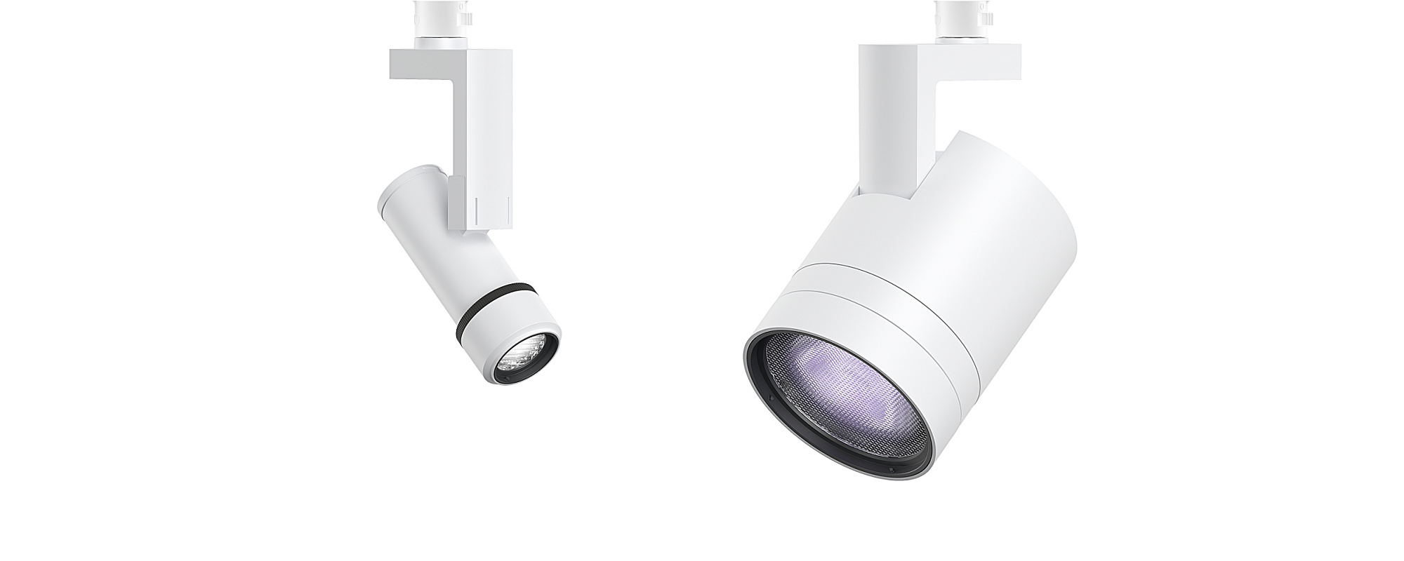ERCO Parscan 48V spotlights for accent lighting in galleries and offices.