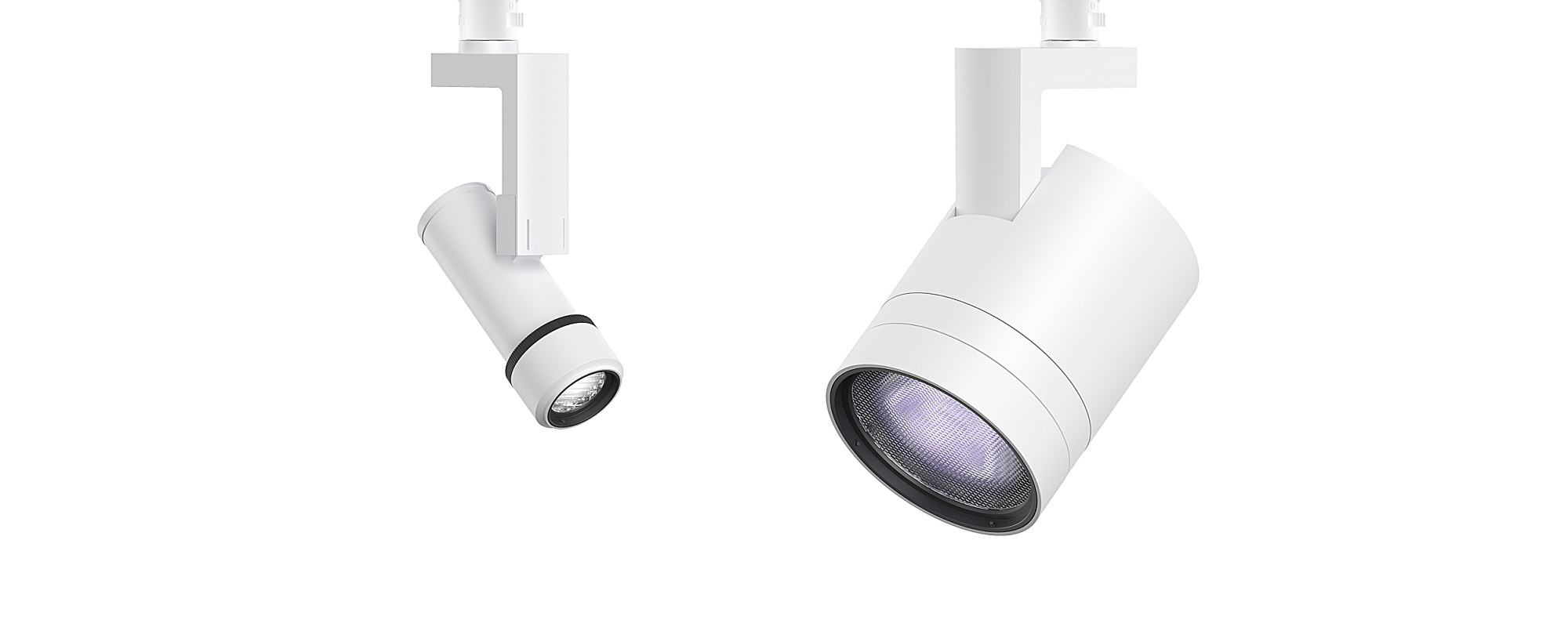 ERCO Parscan 48V spotlights for accent lighting in galleries and offices.