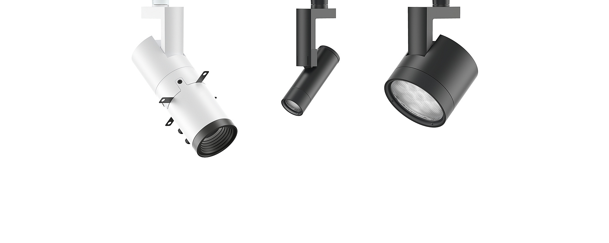 ERCO Parscan New InTrack spotlights for accent lighting in museums and foyers.