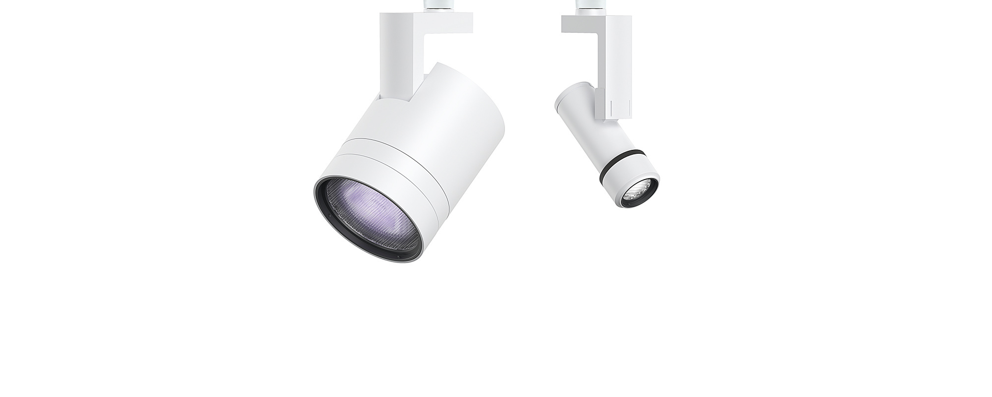 ERCO Parscan New InTrack spotlights: versatile LED track lighting for museums and foyers, precise light.